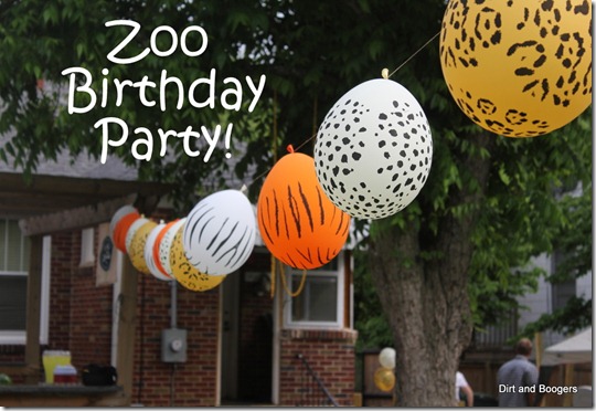 Zoo Birthday Party