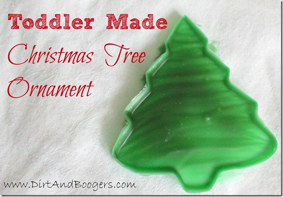 Christmas Tree Ornament, toddler craft