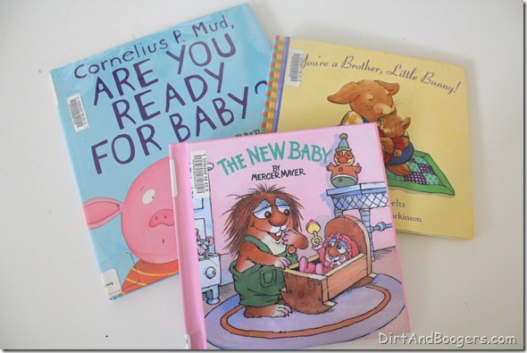 preparing toddlers for new baby, baby book