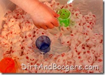 Water Beads, shaving cream, sensory play