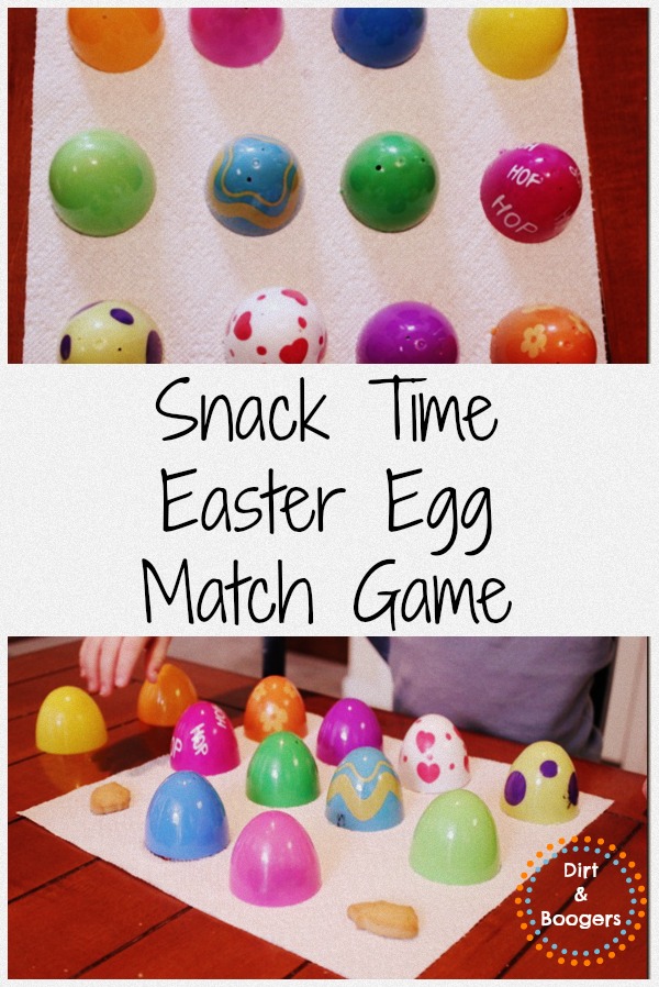 Snack Easter Egg Match Game