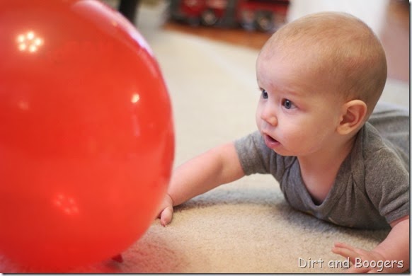 Baby Play with Balloons