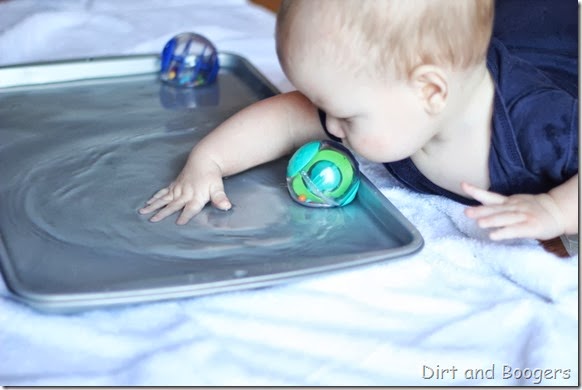Baby Water Play: for the babies who aren't sitting yet