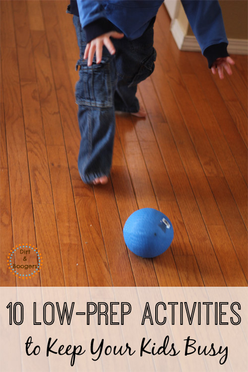 Kid activities don't have to be elaborate. These 10 low-prep activities are surprisingly easy to set up.