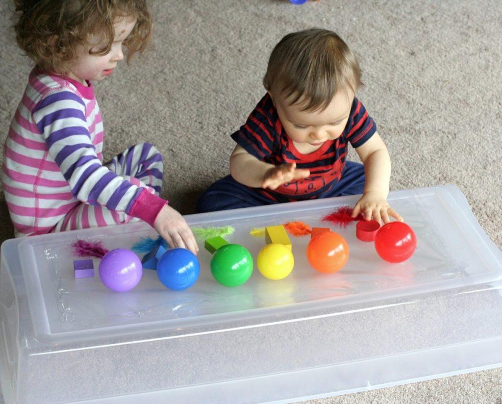 Exploring Sticky - Young Toddler Activities
