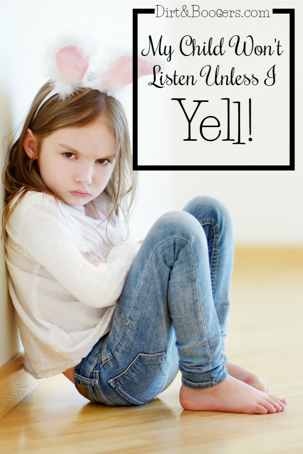 Why won't children listen until we yell? Here are two awesome resources that will get your children to listen without having to yell! This is SO HELPFUL!
