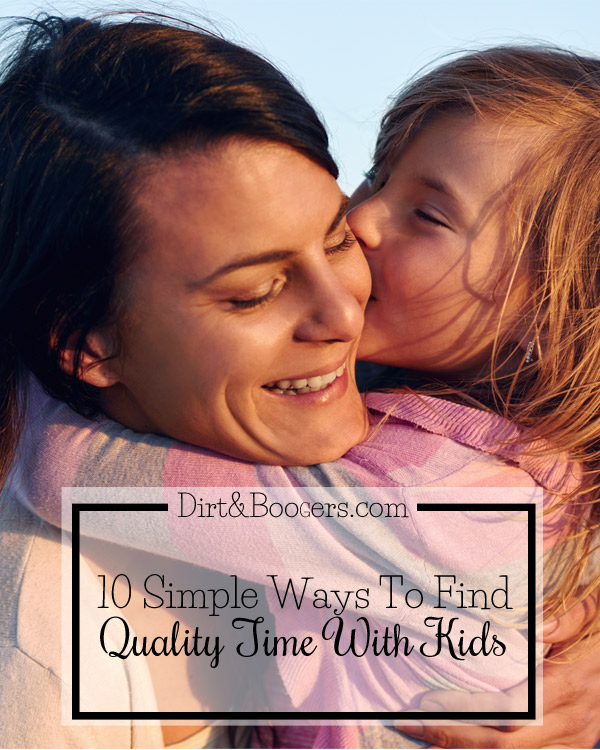 I love how this post breaks down quality time over quantity of time with kids. Some great and fun parenting tips!