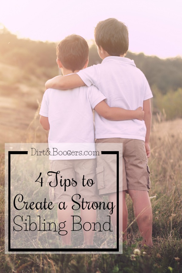 Create a Strong Sibling Bond with these four awesome parenting tips. I love #2!