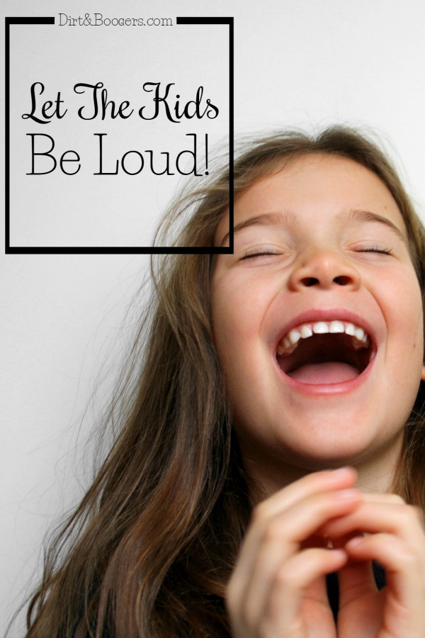 Why on family doesn't mind when the kids get loud!  Some fun parenting tips and perspective here.