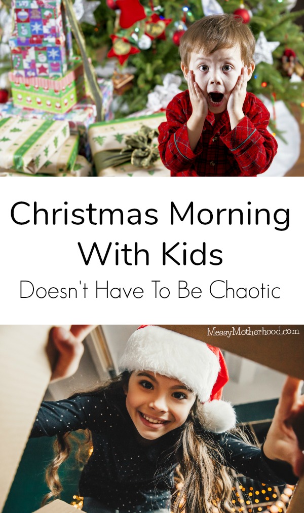 Opening Christmas Presents with kids doesn't have to be chaotic. Here's the trick to slowing down and enjoying the morning
