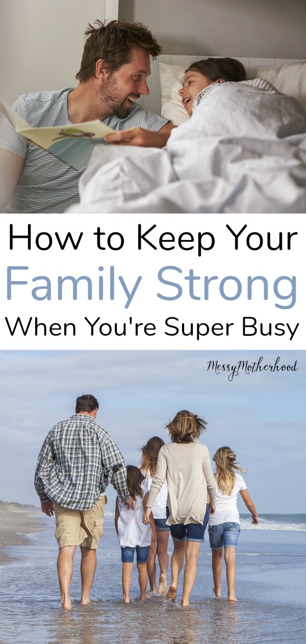 Keeping your family strong and connected when you're super busy is hard. But here's 3 expert resources that can help.