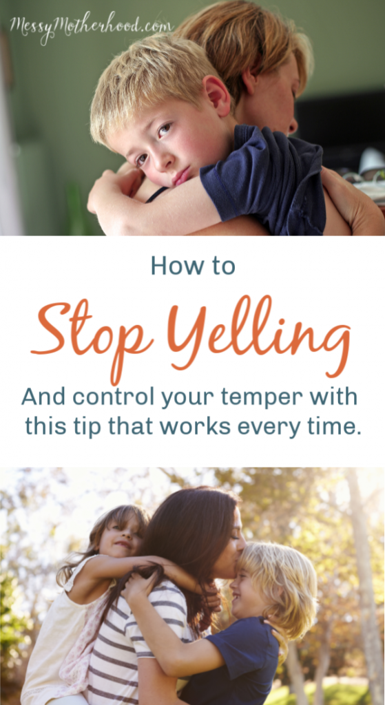 Stop yelling at your kids with this one simple tip that works every time.