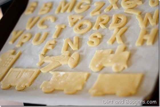 Alphabet Cookies: a great way to practice ABC's
